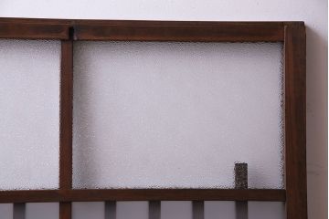 昭和レトロ　ダイヤガラスが懐かしい雰囲気を高めるフィックス窓(FIX、はめ殺し戸、ガラス戸、明り取り)