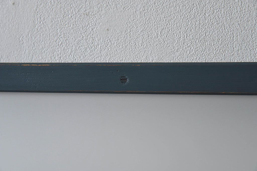 ペイント家具　すりガラス入り　木味の楽しめるシンプルなガラス戸2枚セット(引き戸)