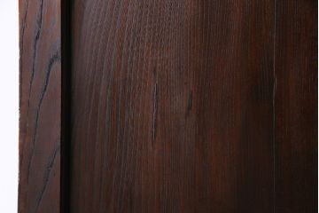 和製アンティーク　希少品!　総ケヤキ材　和の趣を味わえる小さな蔵戸(引き戸、建具、玄関戸)