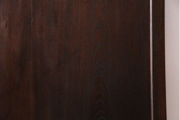 和製アンティーク　希少品!　総ケヤキ材　和の趣を味わえる小さな蔵戸(引き戸、建具、玄関戸)