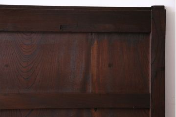 和製アンティーク　希少品!　総ケヤキ材　和の趣を味わえる小さな蔵戸(引き戸、建具、玄関戸)