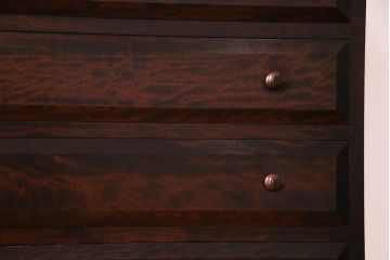 中古　松本民芸家具　D型整理タンス(箪笥、チェスト)(定価約28万円)(2)