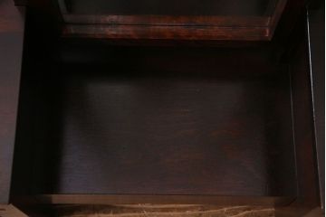 中古　松本民芸家具　M型一面鏡 I　　シンプルなデザインのドレッサー(鏡台)(定価約17万円)(1)