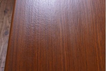 ヴィンテージ家具　北欧ビンテージ　Kai Kristiansen(カイ クリスチャンセン)　両面収納!　温もり溢れるチーク材製パートナーデスク(ワークデスク、在宅ワーク、在宅用、オフィスデスク、両袖机)