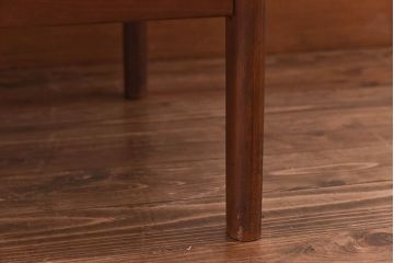 ヴィンテージ家具　北欧ビンテージ　Kai Kristiansen(カイ クリスチャンセン)　両面収納!　温もり溢れるチーク材製パートナーデスク(ワークデスク、在宅ワーク、在宅用、オフィスデスク、両袖机)