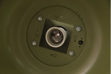 イギリスビンテージ　インダストリアルな特大ファクトリーライト(工業用照明、天井照明)(2)