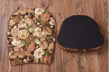 ヴィンテージ家具　イギリスビンテージ　ERCOL(アーコール)　エレガントなクッション付きロッキングチェア(揺り椅子、イス)