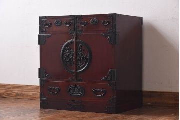 中古　門間箪笥店(門間屋)　仙台箪笥　参番　小箪笥(小引き出し)(定価約23万8千円)