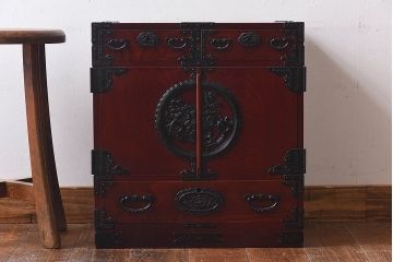 中古　門間箪笥店(門間屋)　仙台箪笥　参番　小箪笥(小引き出し)(定価約23万8千円)
