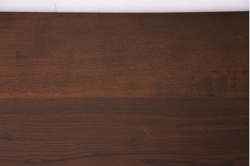 昭和中期　美品!ナラ材　風格のある佇まいの組み立て式両袖机(ワークデスク、在宅ワーク、在宅用、作業台)