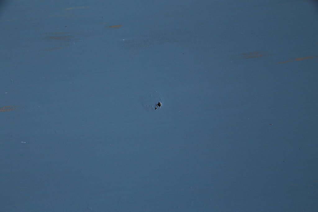 ペイント家具　モールガラス入り!作業台付きで使いやすい食器棚(戸棚、サイドボード、キッチンボード)