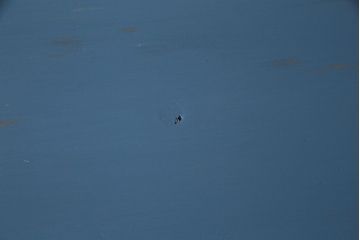 ペイント家具　モールガラス入り!作業台付きで使いやすい食器棚(戸棚、サイドボード、キッチンボード)