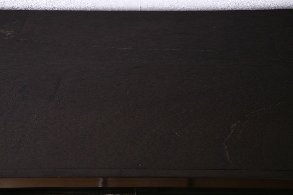 レトロ家具　昭和期　レトロで上品な雰囲気が漂う大型キャビネット(本箱、本棚、収納棚)