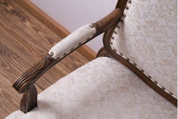 中古　DREXEL HERITAGE(ドレクセルヘリテイジ)　old continent(オールドコンチネント)　アームチェア(ダイニングチェア、イス)(定価約33万円)(2)