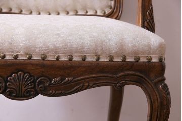 中古　DREXEL HERITAGE(ドレクセルヘリテイジ)　old continent(オールドコンチネント)　アームチェア(ダイニングチェア、イス)(定価約33万円)(2)