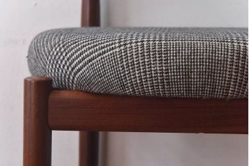 ヴィンテージ家具　北欧ビンテージ　G-PLAN(ジープラン)　Fresco(フレスコ)　グレンチェックのサーキュラーチェア(ダイニングチェア、椅子)(1)