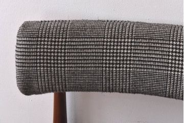 ヴィンテージ家具　北欧ビンテージ　G-PLAN(ジープラン)　Fresco(フレスコ)　グレンチェックのサーキュラーチェア(ダイニングチェア、椅子)(2)