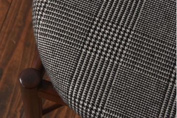 ヴィンテージ家具　北欧ビンテージ　G-PLAN(ジープラン)　Fresco(フレスコ)　グレンチェックのサーキュラーチェア(ダイニングチェア、椅子)(2)