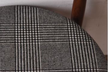 ヴィンテージ家具　北欧ビンテージ　G-PLAN(ジープラン)　Fresco(フレスコ)　グレンチェックのサーキュラーチェア(ダイニングチェア、椅子)(2)