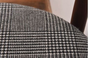 ヴィンテージ家具　北欧ビンテージ　G-PLAN(ジープラン)　Fresco(フレスコ)　グレンチェックのサーキュラーチェア(ダイニングチェア、椅子)(2)