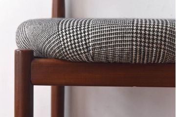 ヴィンテージ家具　北欧ビンテージ　G-PLAN(ジープラン)　Fresco(フレスコ)　グレンチェックのサーキュラーチェア(ダイニングチェア、椅子)(2)