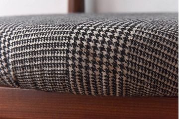 ヴィンテージ家具　北欧ビンテージ　G-PLAN(ジープラン)　Fresco(フレスコ)　グレンチェックのサーキュラーチェア(ダイニングチェア、椅子)(2)