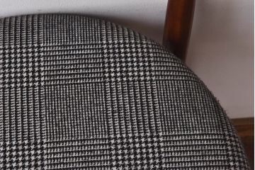 ヴィンテージ家具　北欧ビンテージ　G-PLAN(ジープラン)　Fresco(フレスコ)　グレンチェックのサーキュラーチェア(ダイニングチェア、椅子)(3)