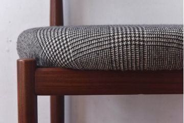 ヴィンテージ家具　北欧ビンテージ　G-PLAN(ジープラン)　Fresco(フレスコ)　グレンチェックのサーキュラーチェア(ダイニングチェア、椅子)(3)