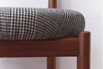 ヴィンテージ家具　北欧ビンテージ　G-PLAN(ジープラン)　Fresco(フレスコ)　グレンチェックのサーキュラーチェア(ダイニングチェア、椅子)