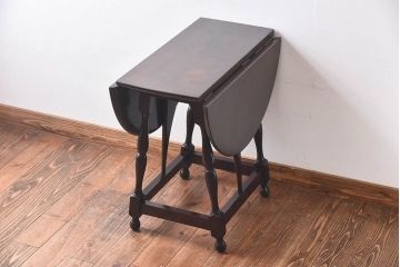 中古美品　松本民芸家具　#83型　上品な印象のバタフライ卓(バタフライテーブル、エクステンションテーブル)