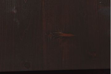 アンティーク家具　昭和中期　当時物の取っ手が愛らしい脚付箪笥ローチェスト(ローボード、衣装箪笥)(1)