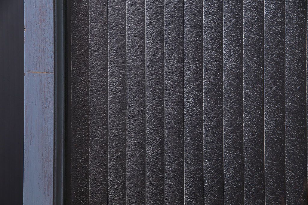 ペイント家具　銀モールガラス入り　レトロでシャビーな雰囲気を楽しめるガラス戸2枚セット(窓、引き戸)