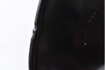 昭和レトロ　シンプルさが魅力の黒いスタンドライト(卓上照明、デスクスタンド)(2)
