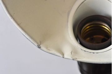 昭和レトロ　メンズライクなインテリアにおすすめの黒いスタンドライト(卓上照明、デスクスタンド)