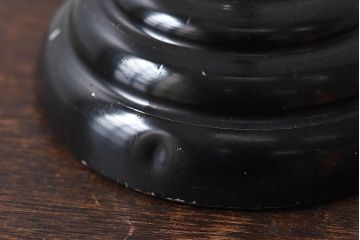 昭和レトロ　メンズライクなインテリアにおすすめの黒いスタンドライト(卓上照明、デスクスタンド)(1)