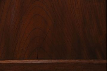 【商談品】和製アンティーク　高級品　総ケヤキ材一枚板!　威厳が漂う上質な板戸(帯戸、引き戸、建具)4枚セット