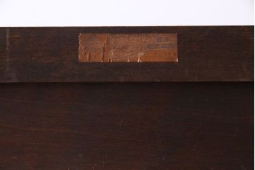 中古美品　松本民芸家具　シックな雰囲気が魅力的なワードローブ(チェスト、衣装箪笥)