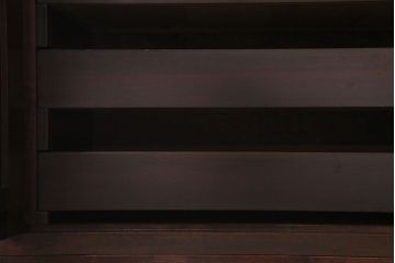 中古美品　松本民芸家具　直線的なデザインが美しいD型和タンス(箪笥、チェスト)(定価約54万円)