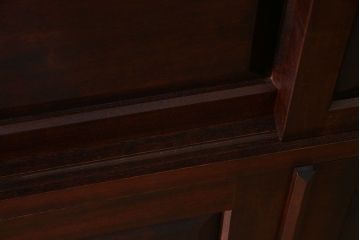 中古美品　松本民芸家具　直線的なデザインが美しいD型和タンス(箪笥、チェスト)(定価約54万円)