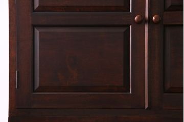 中古美品　松本民芸家具　直線的なデザインが美しいD型和タンス(箪笥、チェスト)(定価約54万円)