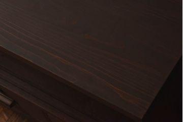 レトロ家具　昭和レトロ　リメイク　オープンラックの脚付ローボード(リビングボード)(1)
