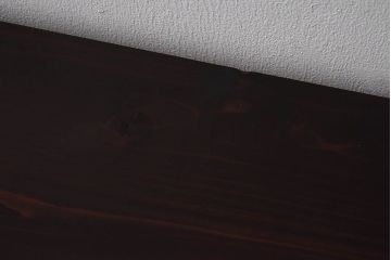 レトロ家具　昭和レトロ　リメイク　オープンラックの脚付ローボード(リビングボード)(2)
