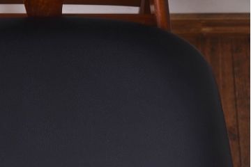 北欧家具　イギリスビンテージ　Elliotts Of Newbury(EoN)　ミッドセンチュリーなダイニングチェア・ブラック(イス、椅子)(1)
