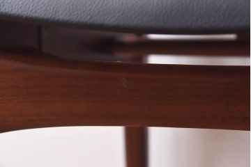 北欧家具　イギリスビンテージ　Elliotts Of Newbury(EoN)　ミッドセンチュリーなダイニングチェア・ブラック(イス、椅子)(1)