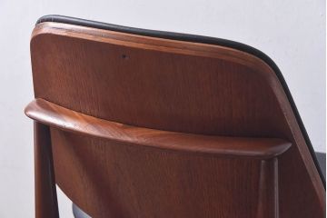 北欧家具　イギリスビンテージ　Elliotts Of Newbury(EoN)　ミッドセンチュリーなダイニングチェア・ブラック(イス、椅子)
