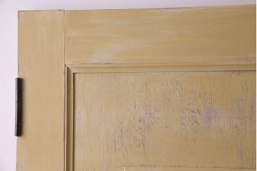 ペイント建具　ダイヤガラス入り!　シャビーな風合いがおしゃれなペイントドア(建具、扉、木製ドア)