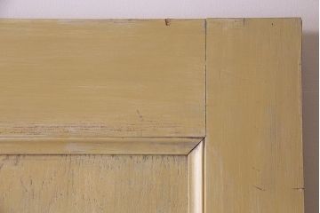 ペイント建具　ダイヤガラス入り!　シャビーな風合いがおしゃれなペイントドア(建具、扉、木製ドア)