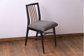 ヴィンテージ家具　イギリスビンテージ　シンプルな中に個性が光るチェア(ダイニングチェア、イス、椅子)(R-030152)(1)