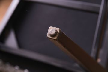 ヴィンテージ家具　イギリスビンテージ　シンプルな中に個性が光るチェア(ダイニングチェア、イス、椅子)(R-03153)(2)