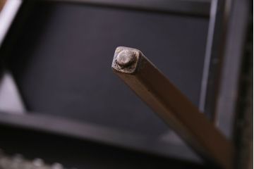 ヴィンテージ家具　イギリスビンテージ　シンプルな中に個性が光るチェア(ダイニングチェア、イス、椅子)(R-030155)